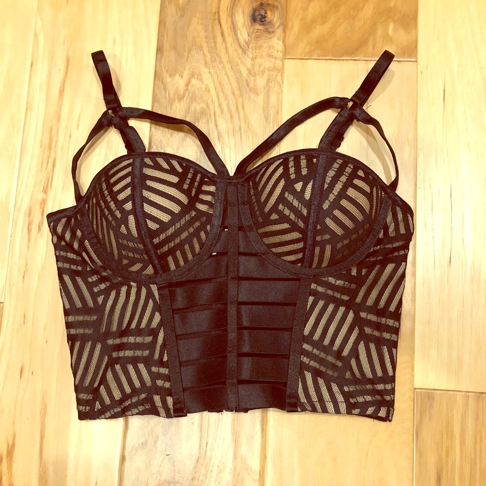 Charlotte Russe bustier top